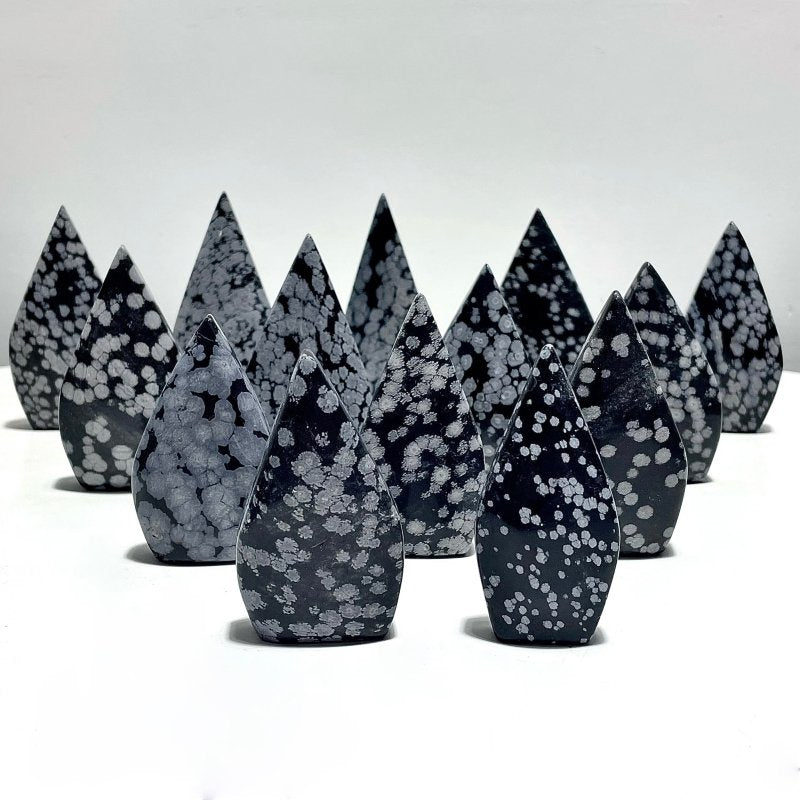 Snowflake Obsidian Arrow Head Shape Wholesale - Wholesale Crystals