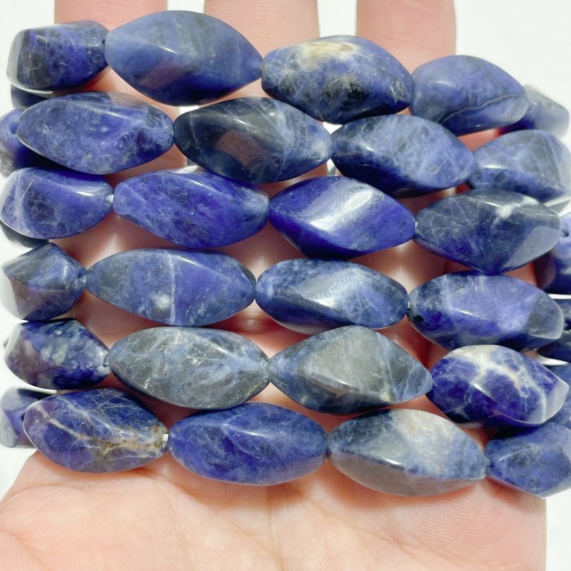 Sodalite Bracelets Flame Shape Twist Beads Wholesale - Wholesale Crystals