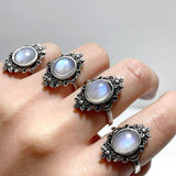 Sri Lanka Blue Moonstone Ring Crystal Wholesale - Wholesale Crystals