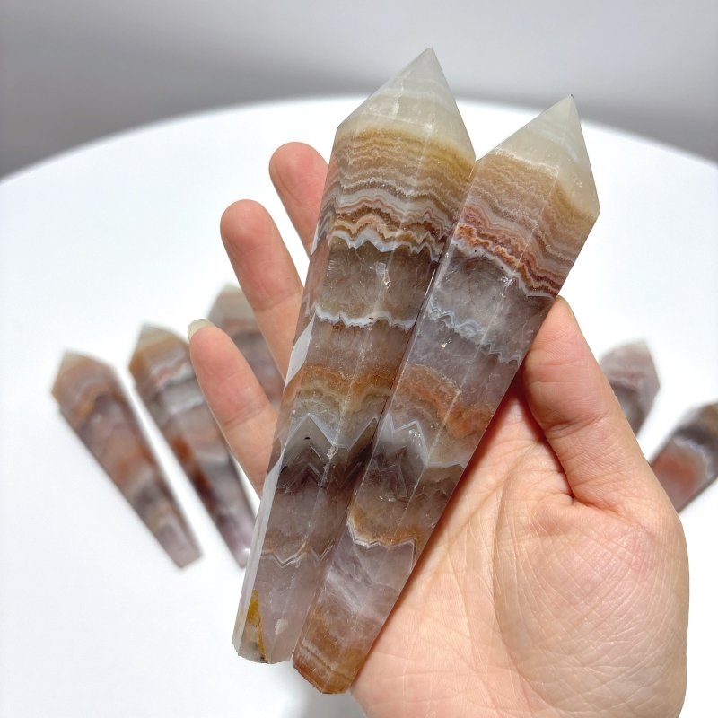 Stripe Agate Scepter Magic Wand Wholesale - Wholesale Crystals