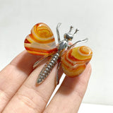 Stripe Carnelian Crystal Butterfly Wholesale -Wholesale Crystals