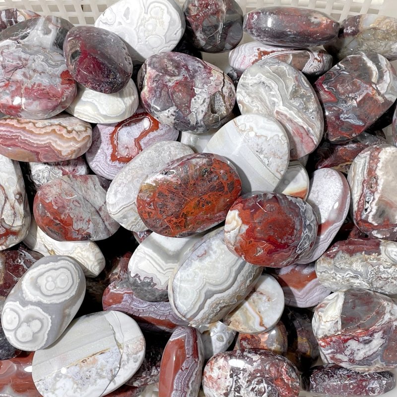 Stripe Morocco Agate Palm Stone Wholesale - Wholesale Crystals