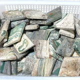 Stripe Ocean Jasper Rhombus Shaped Carving Wholesale - Wholesale Crystals