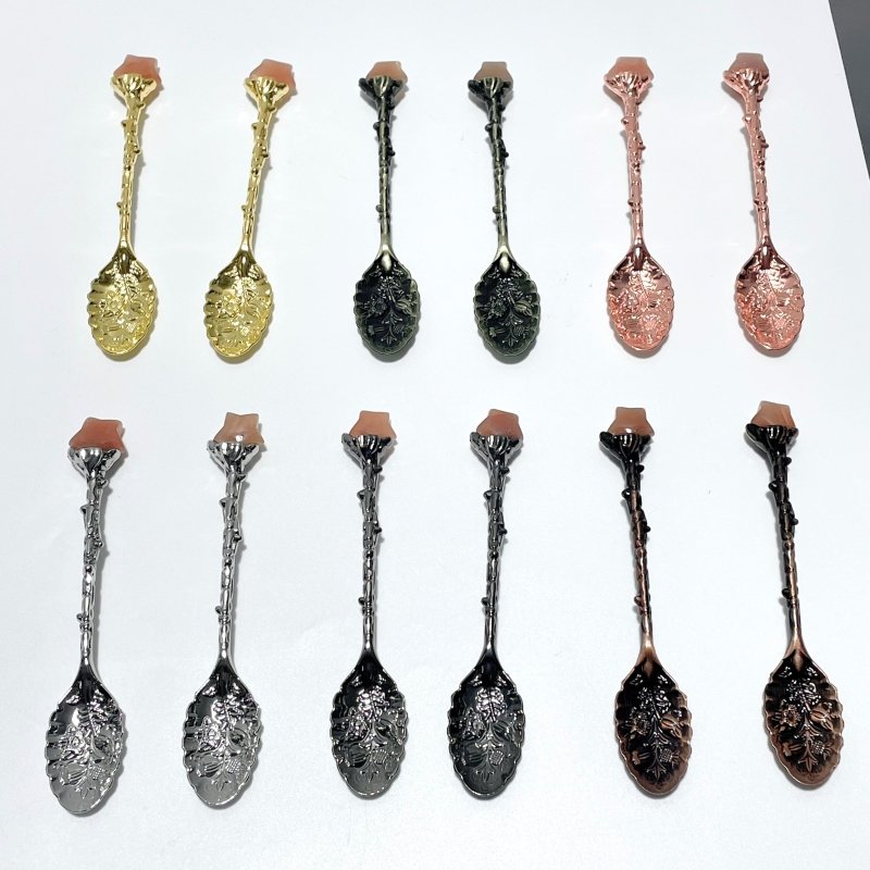 Sunstone Mini Star Coffee Spoon Wholesale - Wholesale Crystals