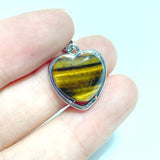 Tiger Eye Heart Shape Pendant Wholesale - Wholesale Crystals