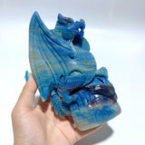 Trolleite Flying Dragon Carving - Wholesale Crystals