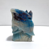 Trolleite Flying Dragon With Castle Carving - Wholesale Crystals