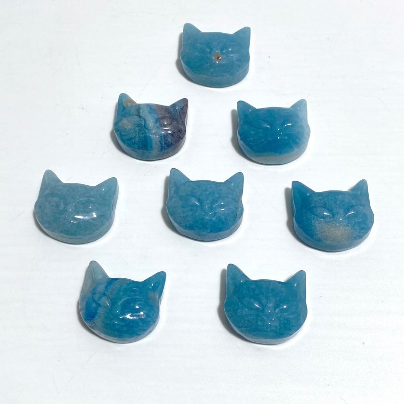 Trolleite Stone Cat Head Carving Wholesale -Wholesale Crystals