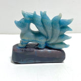 Trolleite Stone Nine - tailed Fox Carving - Wholesale Crystals