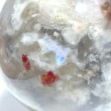 Unique 10CM Blue Moonstone Mixed Fire Quartz Sphere - Wholesale Crystals