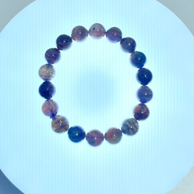 Unique 11mm Flash Cordierite Bracelet For Collection (HGUB31) - Wholesale Crystals