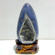 Unique Amethyst Mixed Geode Agate Calcite Dinosaur Egg With Stand - Wholesale Crystals