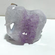 Unique Amethyst Mixed Geode Agate Druzy Elephant Animal Carving A08 - Wholesale Crystals