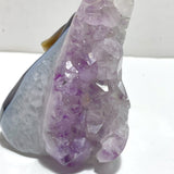 Unique Amethyst Mixed Geode Druzy Agate Elephant Animal Carving A13 - Wholesale Crystals