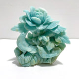 Unique Caribbean Calcite Bird&Flower Carving - Wholesale Crystals