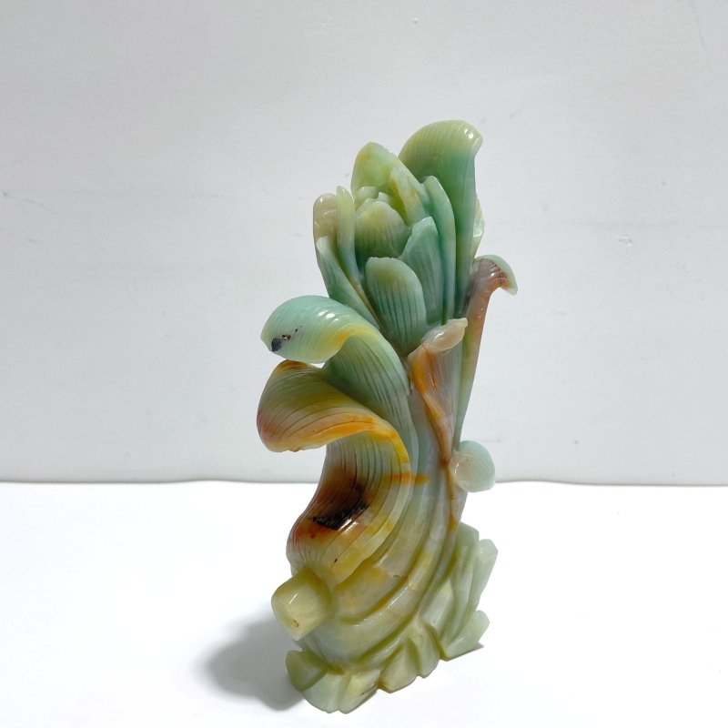 Unique Caribbean Calcite Corn Carving - Wholesale Crystals