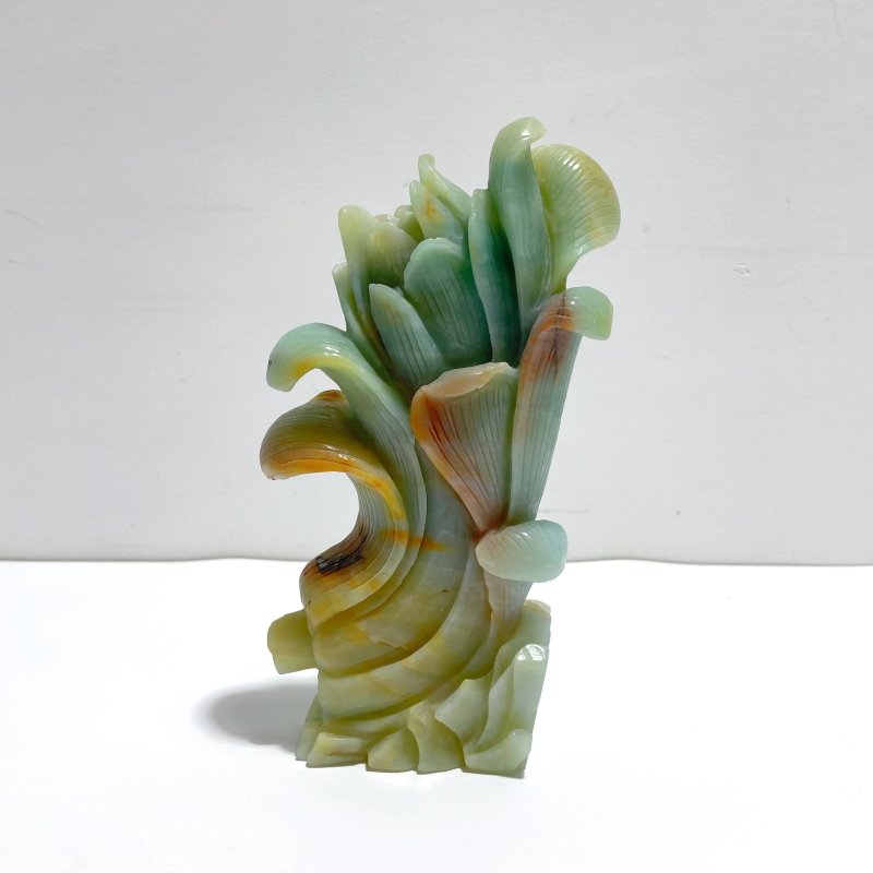 Unique Caribbean Calcite Corn Carving - Wholesale Crystals