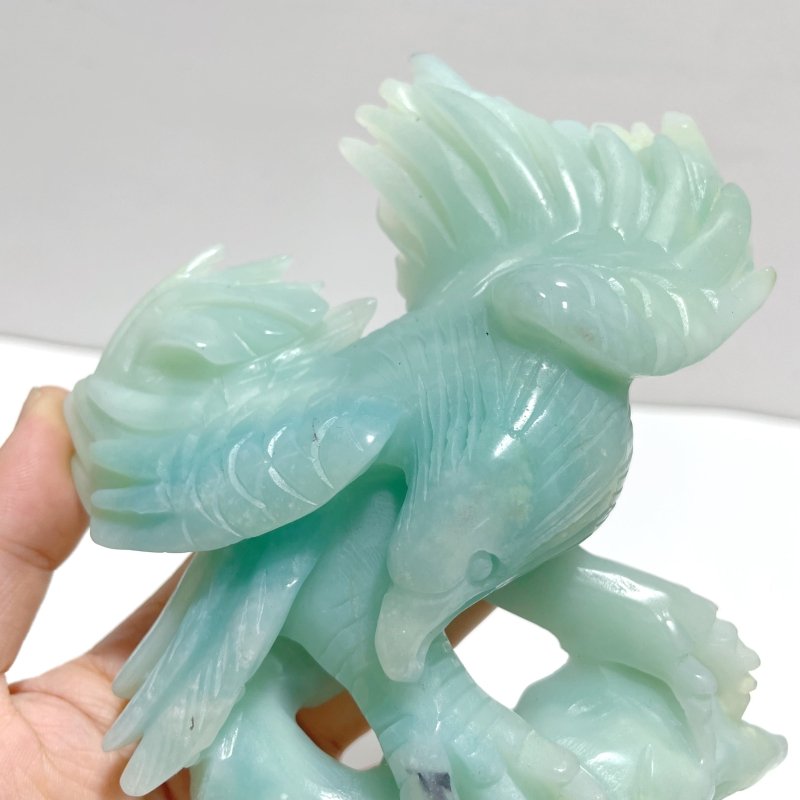 Unique Caribbean Calcite Eagle Carving - Wholesale Crystals