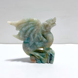 Unique Caribbean Calcite Flying Dragon Carving - Wholesale Crystals