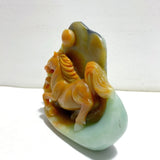 Unique Caribbean Calcite Horse Carving - Wholesale Crystals