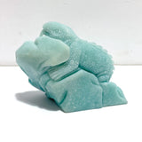 Unique Caribbean Calcite Lizard Carving - Wholesale Crystals