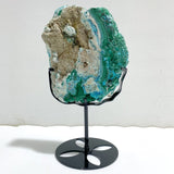 Unique Chrysocolla Mixed Malachite Specimen With Stand -Wholesale Crystals