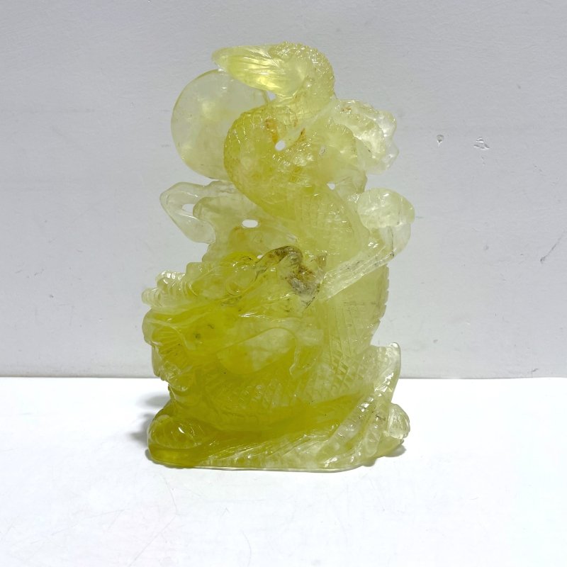 Unique Citrine Dragon Carving - Wholesale Crystals