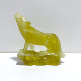Unique Citrine Wolf Carving - Wholesale Crystals