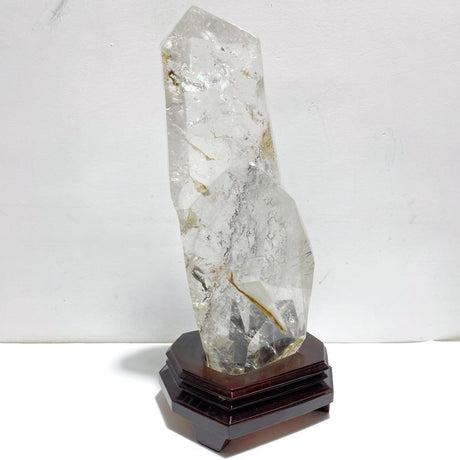 Unique Clear Quartz Enhydro Quartz Point With Rainbow For Collection - Wholesale Crystals