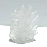 Unique Clear Quartz Nine - tailed Fox Carving - Wholesale Crystals