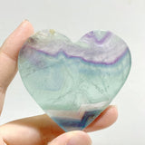 Unique Fluorite Heart Wing Carving With Stand -Wholesale Crystals