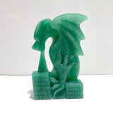 Unique Green Aventurine Flying Dragon Castle Carving 1 - Wholesale Crystals