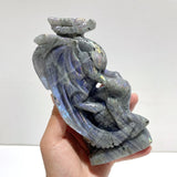 Unique Labradorite Flying Dragon Castle Carving - Wholesale Crystals