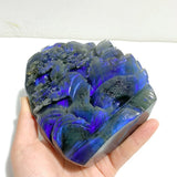 Unique Labradorite Landscape Pavilion Carving - Wholesale Crystals