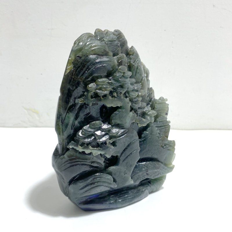 Unique Labradorite Landscape Pavilion Carving - Wholesale Crystals