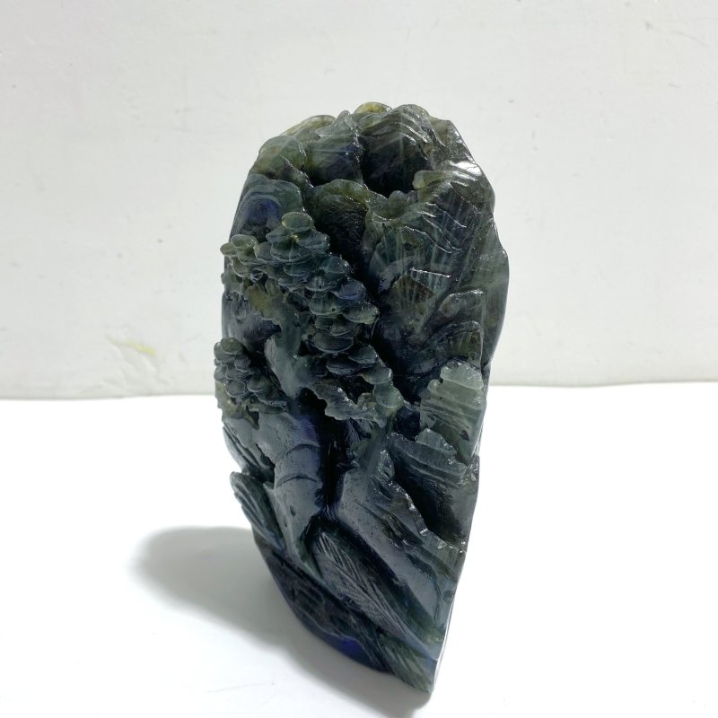 Unique Labradorite Landscape Pavilion Carving - Wholesale Crystals