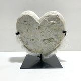 Unique Large Aura Quartz Cluster Heart With Stand 3 - Wholesale Crystals