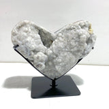 Unique Large Aura Quartz Cluster Heart With Stand 6 - Wholesale Crystals