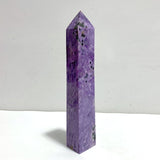 Unique Large Charoite Four - sided Point 3 - Wholesale Crystals