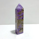 Unique Large Charoite Four - sided Point 4 - Wholesale Crystals