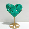 Unique Malachite Heart With Stand -Wholesale Crystals