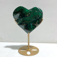 Unique Malachite Heart With Stand -Wholesale Crystals