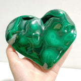 Unique Malachite Heart With Stand -Wholesale Crystals