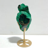 Unique Malachite Raw Bottom With Stand -Wholesale Crystals