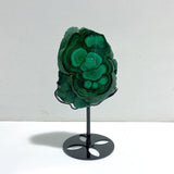 Unique Malachite Specimen Raw Bottom With Stand - Wholesale Crystals