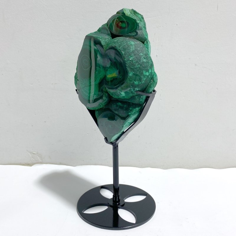 Unique Malachite Specimen With Stand -Wholesale Crystals