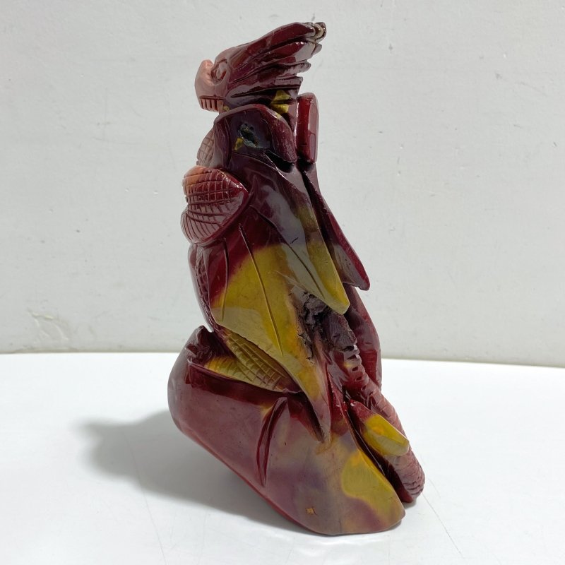 Unique Mookaite Flying Dragon Castle Carving 10 -Wholesale Crystals