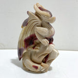 Unique Mookaite Flying Dragon Castle Carving 8 -Wholesale Crystals