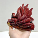 Unique Mookaite Nine-tailed Fox Carving 9 -Wholesale Crystals