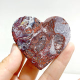Unique Morocco Agate Heart Wing Carving With Stand -Wholesale Crystals